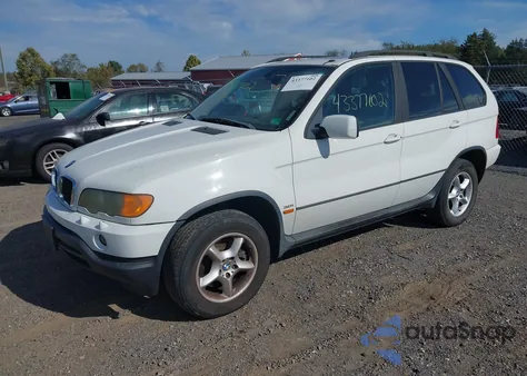 2003 BMW X5 3.0I z USA, uszkodzony, nr VIN 5UXFA53563LV81422
